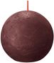 Bolsius Rustic Ball Candle 76mm - Velvet Red