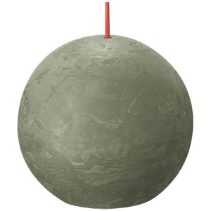 Bolsius Rustic Ball Candle 76mm - Fresh Olive