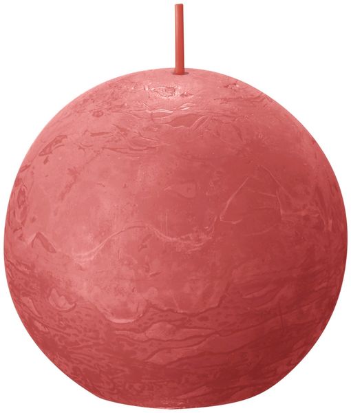 Bolsius Rustic Ball Candle 76mm - Blossom Pink