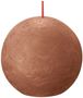 Bolsius Rustic Ball Candle 76mm - Rusty Pink