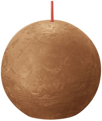 Bolsius Rustic Ball Candle 76mm - Spice Brown