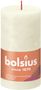 Bolsius Rustic Shine Pillar Candle 130 x 68 - Soft & Pearl