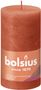 Bolsius Rustic Shine Pillar Candle 130 x 68 - Earthy Orange