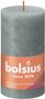 Bolsius Rustic Shine Pillar Candle 130 x 68 - Eucalyptus Green