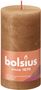 Bolsius Rustic Shine Pillar Candle 130 x 68 - Spice Brown