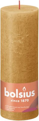 Bolsius Rustic Shine Pillar Candle 190 x 68 - Honeycomb