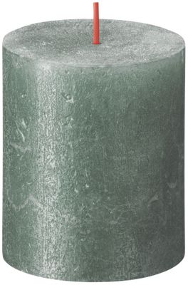 Bolsius Rustic Shimmer Metallic Candle 80 x 68 - Blue