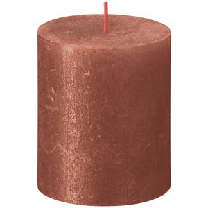 Bolsius Rustic Shimmer Metallic Candle 80 x 68 - Amber