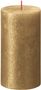 Bolsius Rustic Shimmer Metallic Candle 130 x 68 - Gold