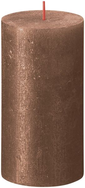 Bolsius Rustic Shimmer Metallic Candle 130 x 68 - Copper