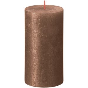 Bolsius Rustic Shimmer Metallic Candle 130 x 68 - Copper