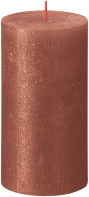 Bolsius Rustic Shimmer Metallic Candle 130 x 68 - Amber