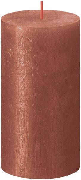 Bolsius Rustic Shimmer Metallic Candle 130 x 68 - Amber