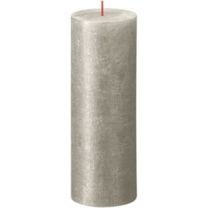 Bolsius Rustic Shimmer Metallic Candle 190 x 68  - Champagne
