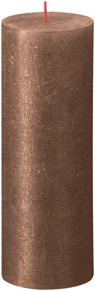 Bolsius Rustic Shimmer Metallic Candle 190 x 68 - Copper