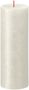Bolsius Rustic Shimmer Metallic Candle 190 x 68  - Ivory