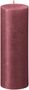 Bolsius Rustic Shimmer Metallic Candle 190 x 68 - Red