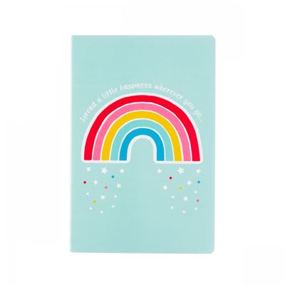 Chasing Rainbows spread happiness A5 notebook