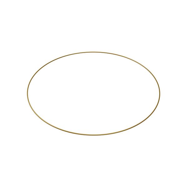 50cm Gold Bridesmaid Flower Hoop (1/10)