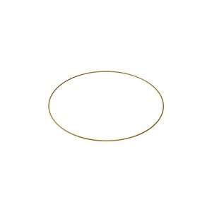 40cm Gold Bridesmaid Flower Hoop (1/10)