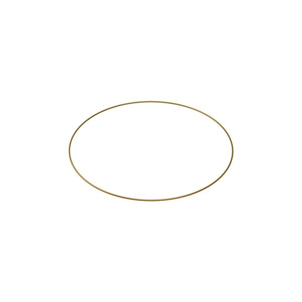 40cm Gold Bridesmaid Flower Hoop (1/10)