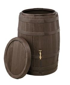 BARRICA rain water barrel 260 litres, Brown