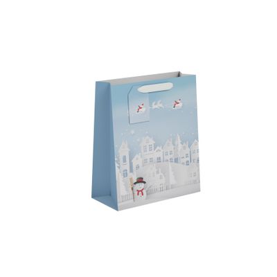 Village Scene Gift Bag M 