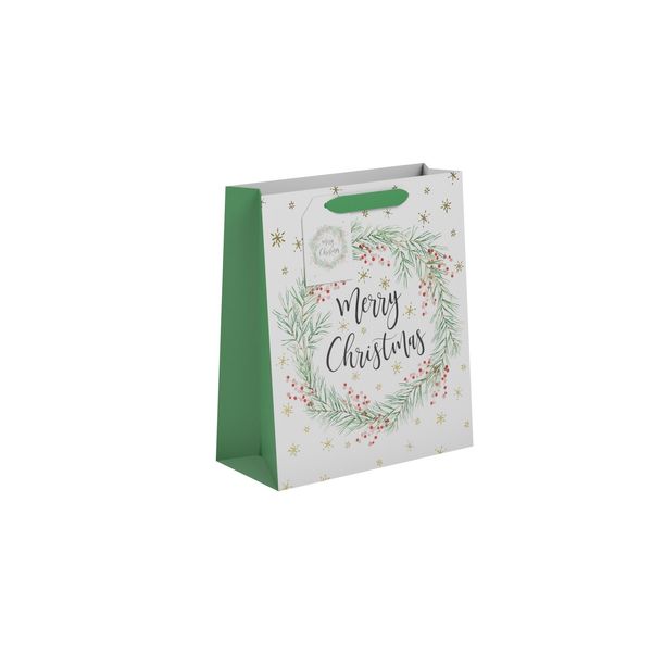 Christmas Wreath Gift Bag  M