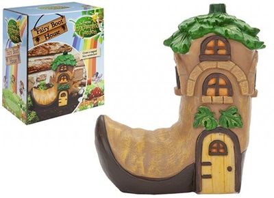 Secret Fairy Garden Boot Abode Fairy House In Colour Box