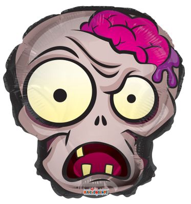  Halloween Zombie Head Balloon (18 Inch)