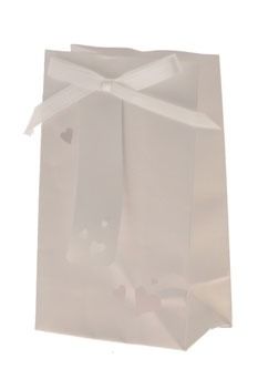 Pearl White Favour Bags