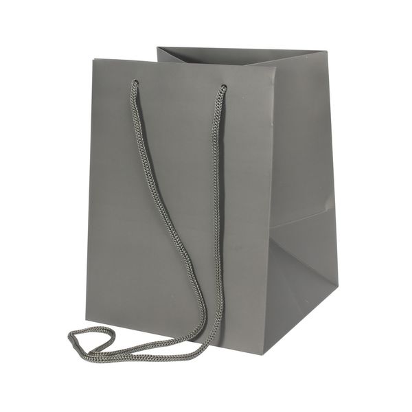 Dark Grey Hand Tie Bag (19 x 25cm)