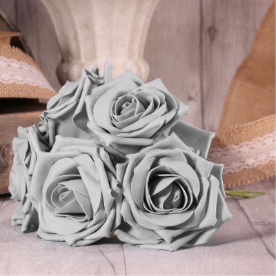 Foam Open Tea Rose x5 Grey (12/120)