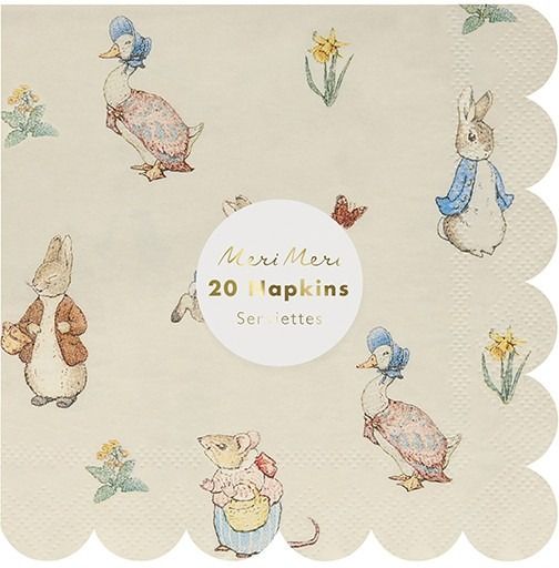 Peter Rabbit & Friends Small Napkins