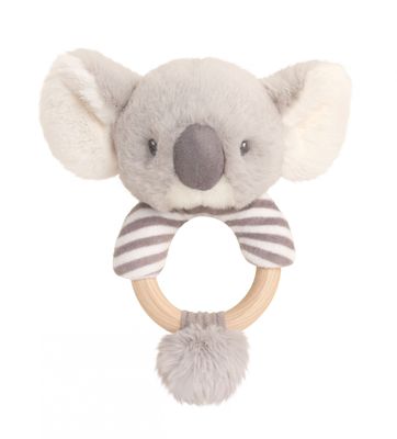 14cm Keeleco Cozy Koala Ring Rattle