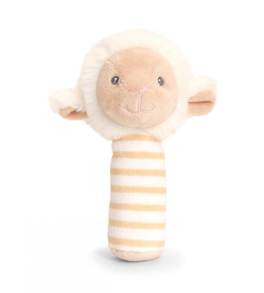 14cm Keeleco Lullaby Lamb Stick Rattle