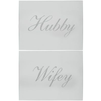 Hubby & Wifey Placemats