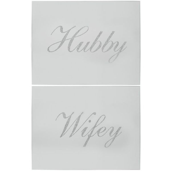 Hubby & Wifey Placemats
