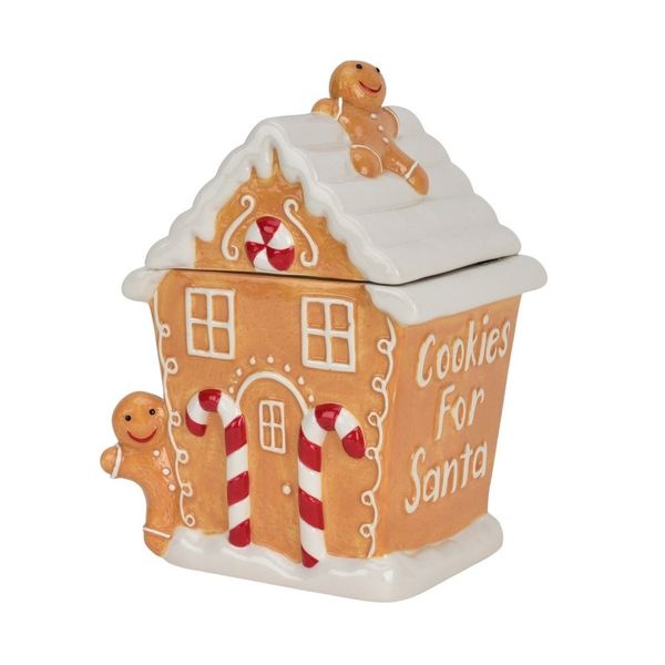 Martha Stewart Embossed Gingerbread House Cookie Jar | atelier-yuwa.ciao.jp