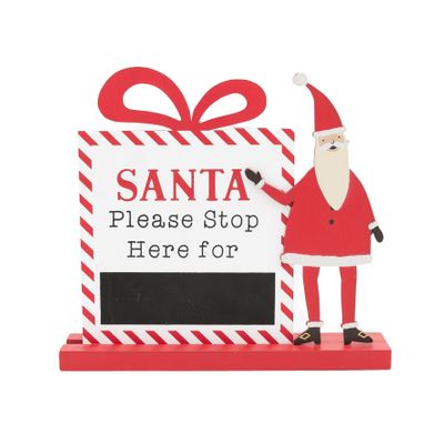 Santa Stop Here Sign 