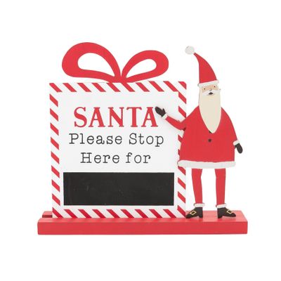 Santa Stop Here Sign 