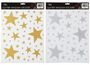 Glitter Stars Window Stickers (2 Assorted)