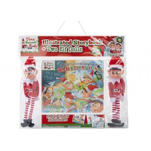 Dlx B5 (Hz) Hardback Book With 2 10" Vinyl Elf Dolls