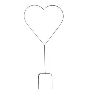 Large Metal Heart Stake 