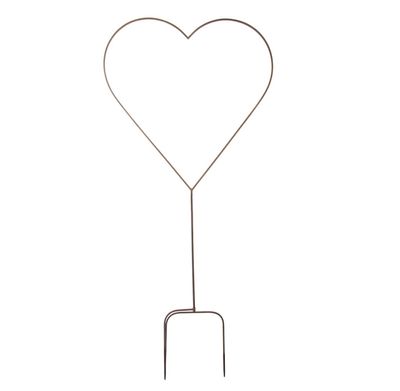 Large Metal Heart Stake 