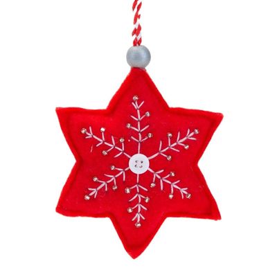 **MULTI 3** Fabric Star Decoration