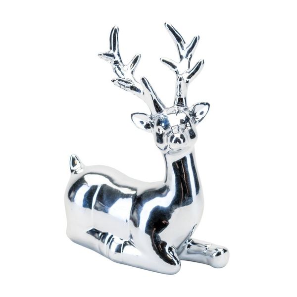 Silver Reindeer Lying Down