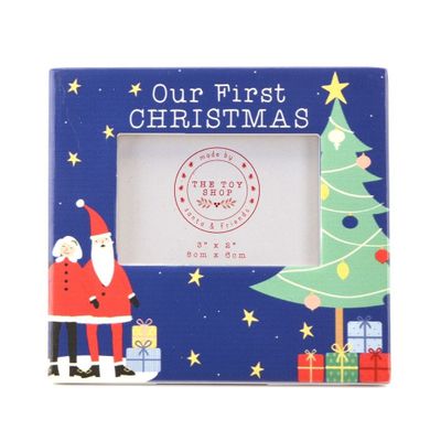 **MULTI 12** Our First Christmas 2" x 3" Frame