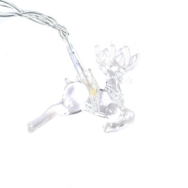 Reindeer Shaped LED Light String 200cm