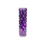 Purple 8cm Plastic Ball in tube (matt,shiny,glitter) x 40